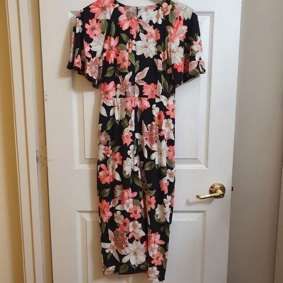 Maggy London Petites Faux Wrap Dress - Picture 2 of 7